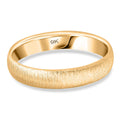 Satinierter Ring, 375 Gold (Größe 16.00) ca. 1,74g