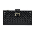 PU-Leder Brieftasche mit RFID-Schutz, schwarz