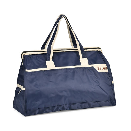 Elegante Nylon-Reisetasche mit Großem Stauraum, Größe: 48 x 22 x 29 cm, Burgunderrot