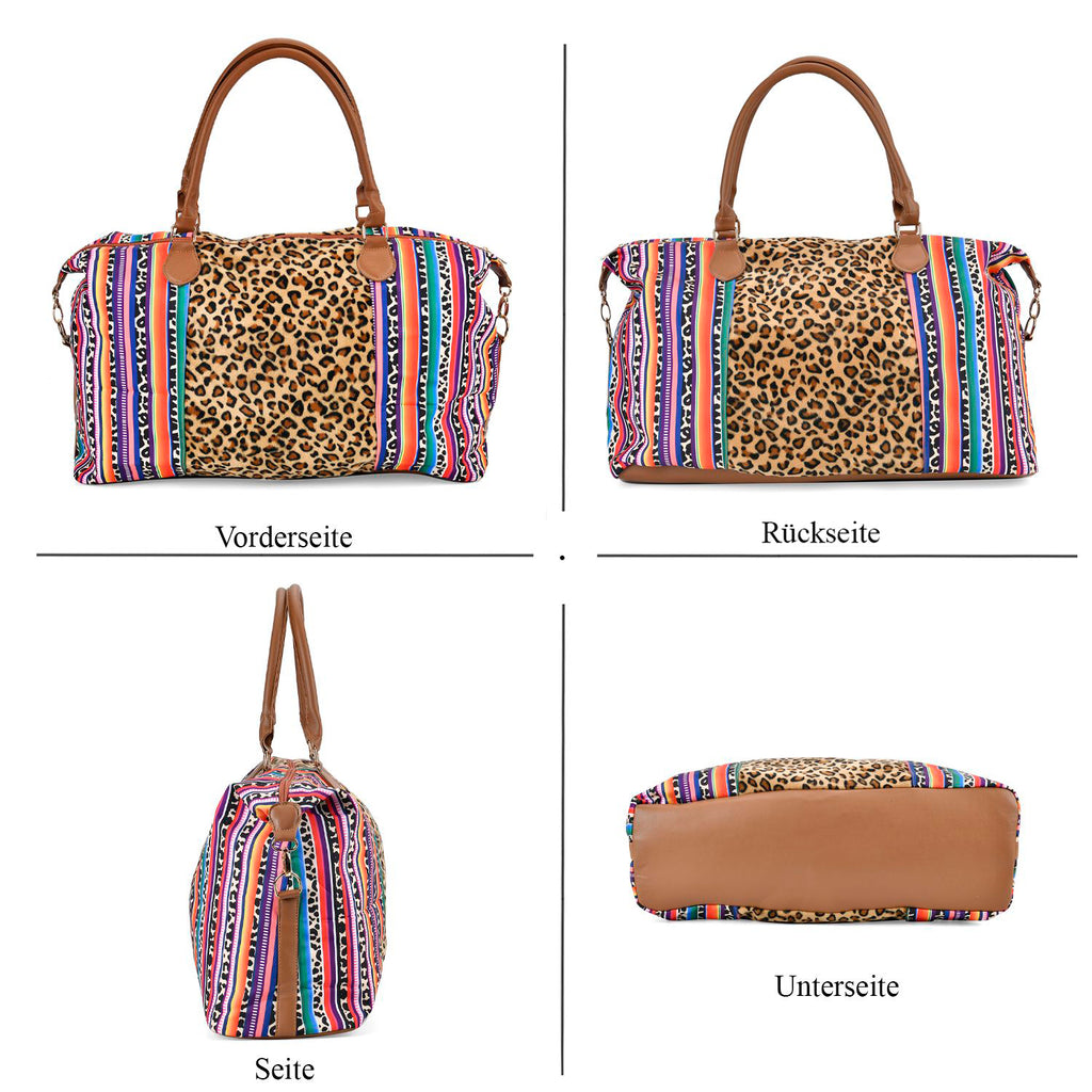 Brauner Leopard mit Mehrfarbigkeit