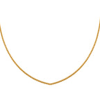 Spigakette, ca. 45 cm, 750 Gelbgold ca. 2,40g