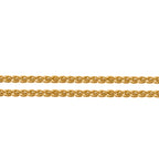 Spigakette, ca. 45 cm, 750 Gelbgold ca. 2,40g