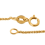 Spigakette, ca. 45 cm, 750 Gelbgold ca. 2,40g