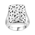 925 Silber Ring (Größe 18.00) ca. 8,80g