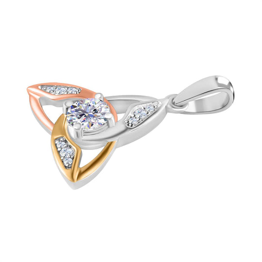 Moissanit Anhänger, 925 Silber  ca. 0.55 ct