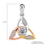 Moissanit Anhänger, 925 Silber  ca. 0.55 ct