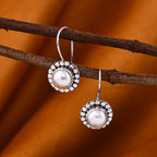 Süßwasser Perle Ohrringe 925 Silber