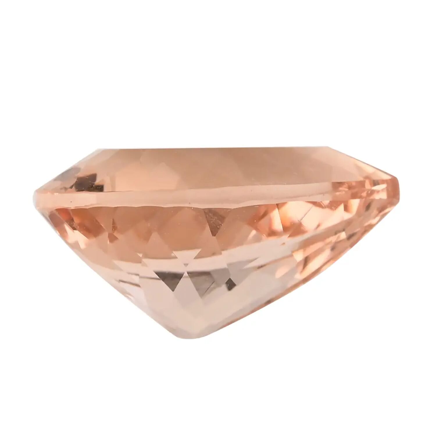 AAAA Morganite Pear 15x10 Faceted Cut, 5.02 Ct