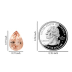 AAAA Morganite Pear 15x10 Faceted Cut, 5.02 Ct