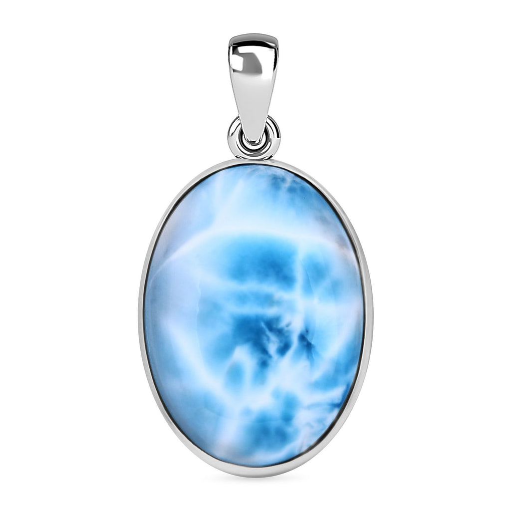 AA Larimar Anhänger 925 Silber ca. 21,99 ct.