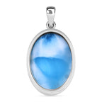 AA Larimar Anhänger 925 Silber ca. 21,99 ct.