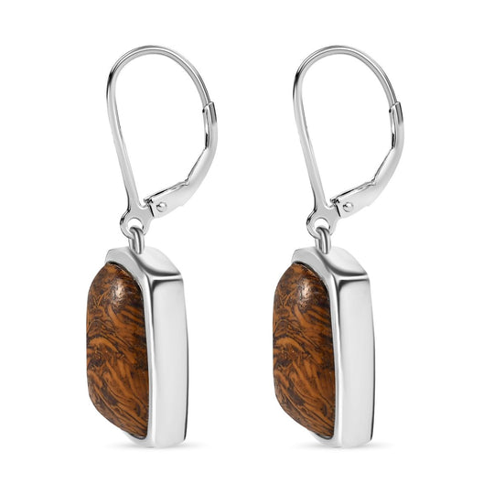 Lila Türkis Ohrringe  Edelstahl ca. 11.49 ct
