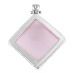 Royal Bali - Rosenquarz Anhänger, 925 Silber ca. 76.43 ct