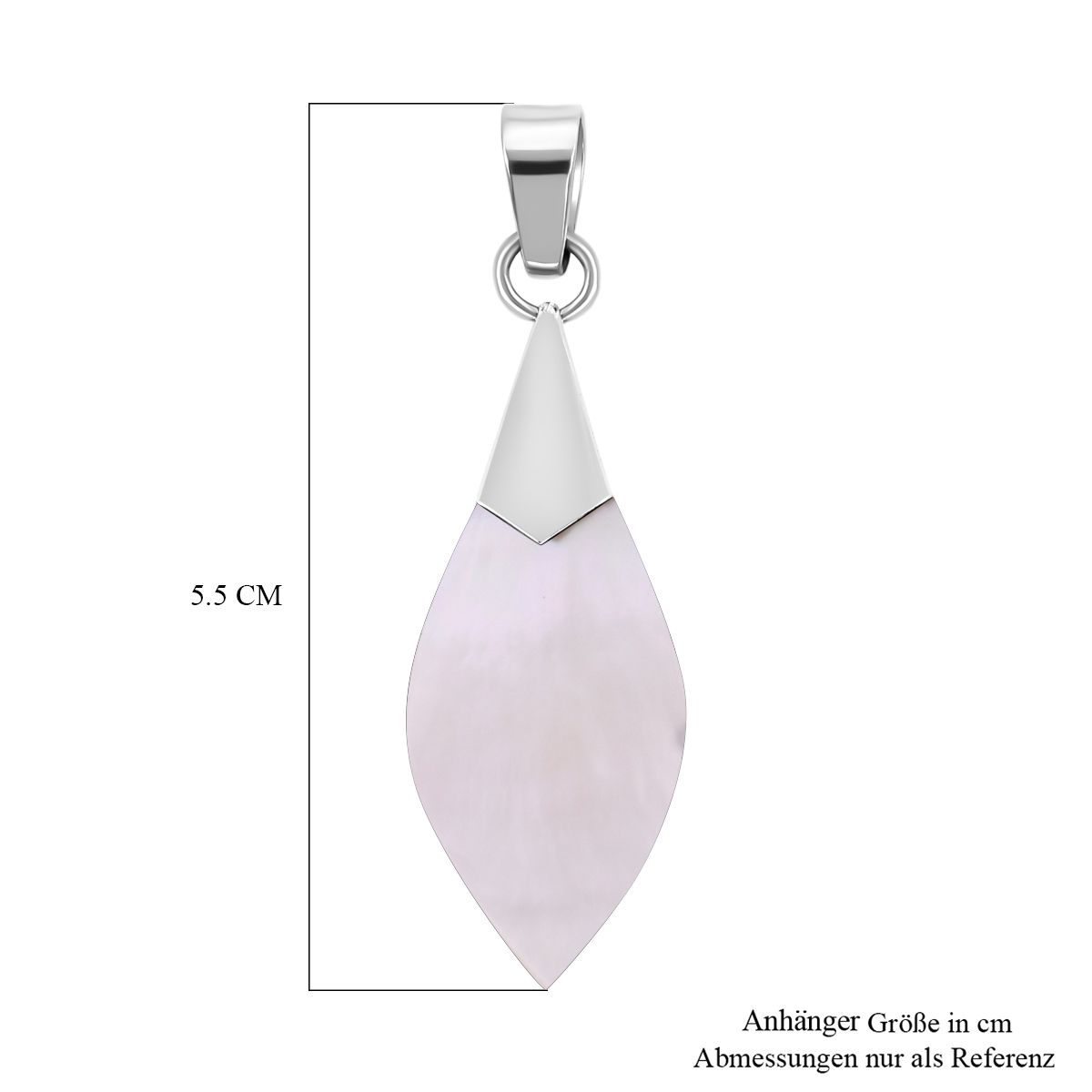 Royal Bali - Perlmutt Anhänger 925 Silber