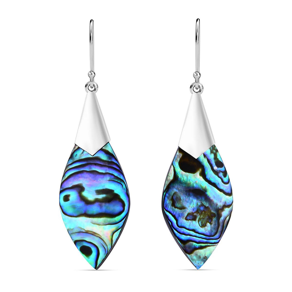 Royal Bali - Abalone Muschel Ohrringe 925 Silber