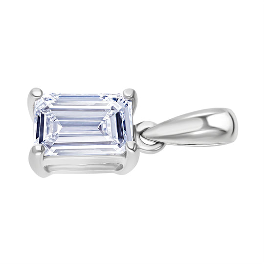LUXURIANT DIAMOND - Lab Grown Diamant VS-EF SGL zertifiziert Anhänger, 585 Weißgold ca. 1.00 ct