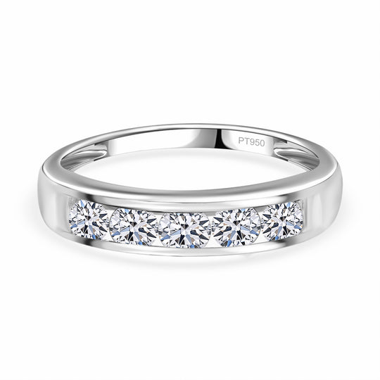 Lab grown Diamant VS Ring, IGI Zertifiziert, 950 Platin (Größe 20.00) ca. 1.60 ct
