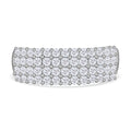 Weißer Diamant SI Ring 950 Platin (Größe 17.00) ca. 1,00 ct