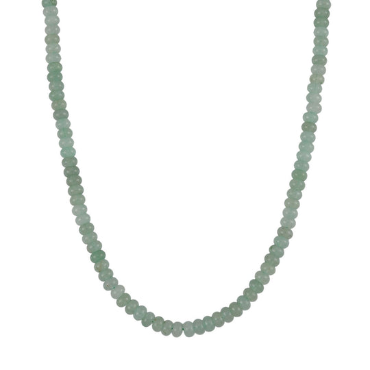 Imperial Jaspis Halskette, 45+5cm, Edelstahl - 200 ct.