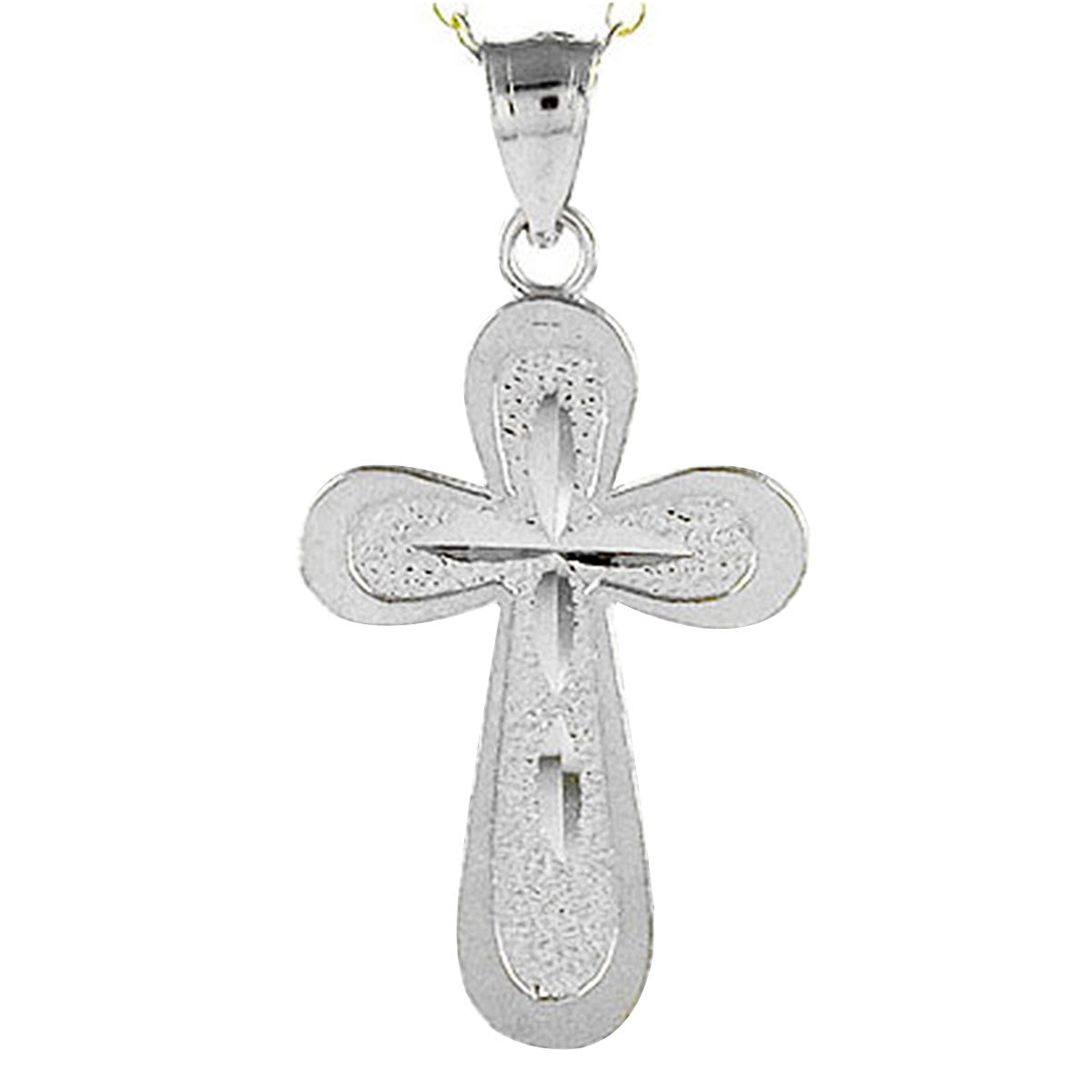 Kreuz Anhänger, 925 Silber, ca. 2,00g