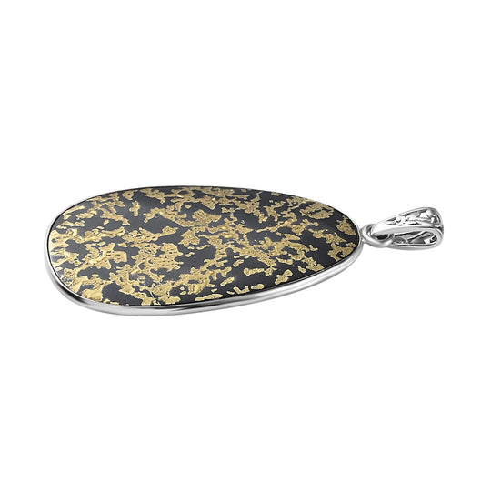 Tucson Exklusive- Goldenite Anhänger 925 Silber rhodiniert ca. 29.30 ct