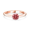 Lab Grown - Rosa Diamant (VS-Vivid Pink) Ring, SGL zertifiziert, 585 Gold (Größe 21.00) ca. 0.50 ct