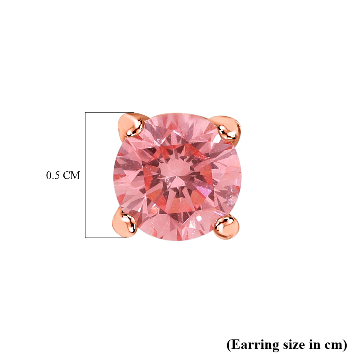 LUXURIANT DIAMOND - Lab Grown Rosa Diamant (VS-Vivid Pink) Ohrringe, SGL zertifiziert, 585 Gold ca. 1.00 ct