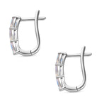 Merkur mystischer Topas Ohrringe 925 Silber platiniert ca. 1,49 ct.