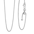 Ankerkette 45cm in platinierem 925 Silber