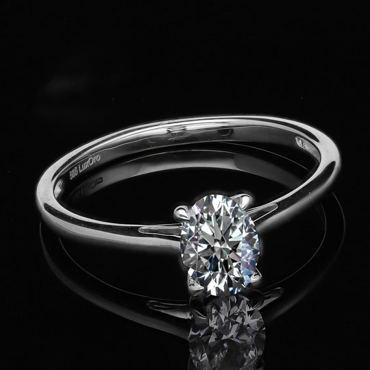 Lab Grown - Diamant VS1-E Ring, IGI Zertifiziert, 585 Gold (Größe 17.00) ca. 1.00 ct