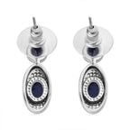 Lapislazuli Ohrringe  Edelstahl ca. 3.22 ct