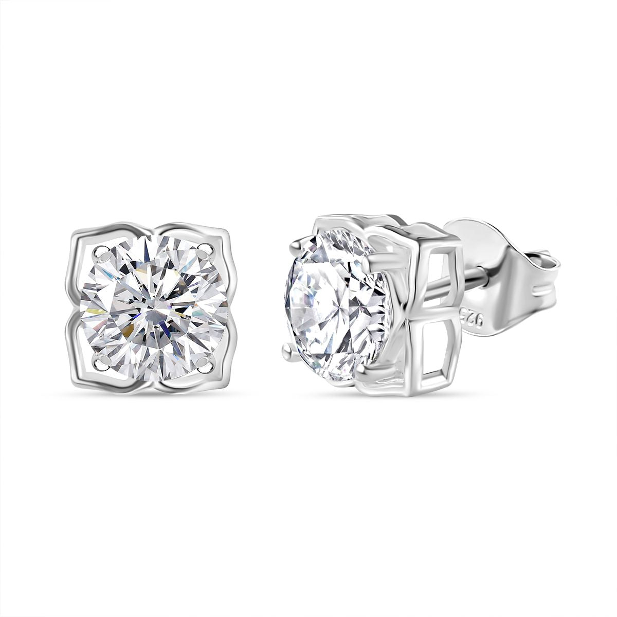 Zirkonia Ohrringe 925 Silber