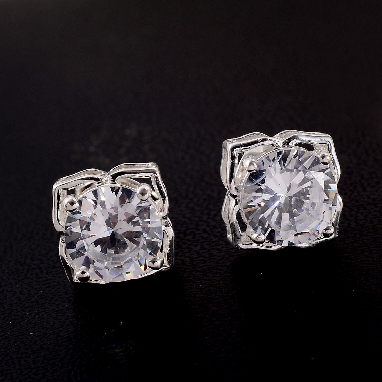 Zirkonia Ohrringe 925 Silber