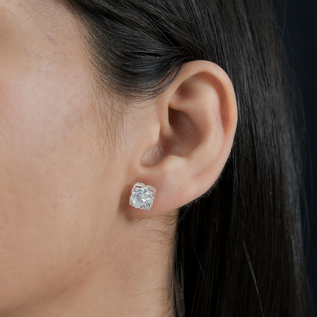 Zirkonia Ohrringe 925 Silber