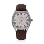 GENOA Limitierte Auflage Miyota Japanese Movement Uhr mit Echtlederarmband - Braun