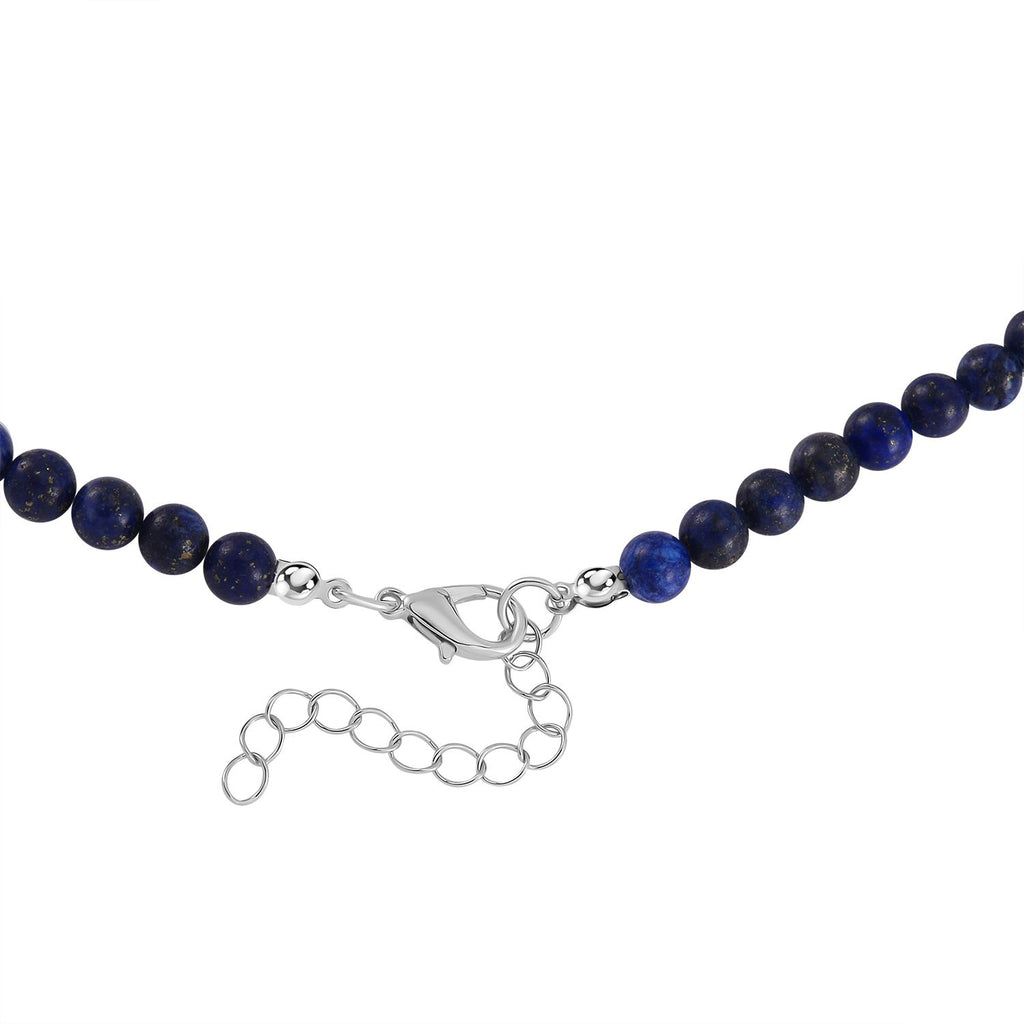 Lapislazuli Halskette, ca. 45 cm, ca. 185.00 ct