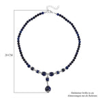Lapislazuli Halskette, ca. 45 cm, ca. 185.00 ct