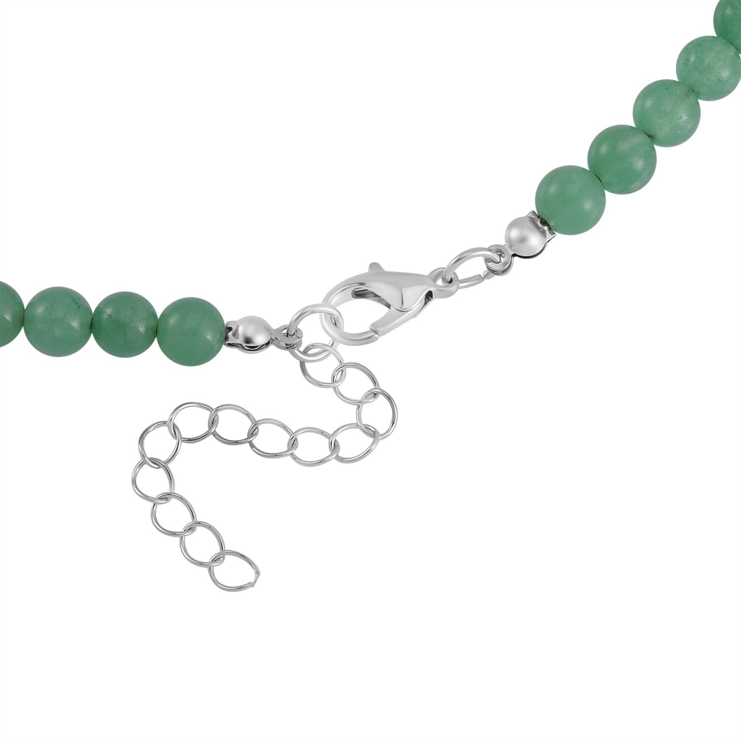 Grüner Aventurin Halskette, ca. 45 cm, ca. 165.00 ct