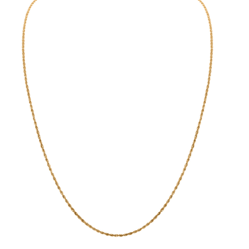 585 Gold Kordel Kette ca. 60 cm ca. 1,80g