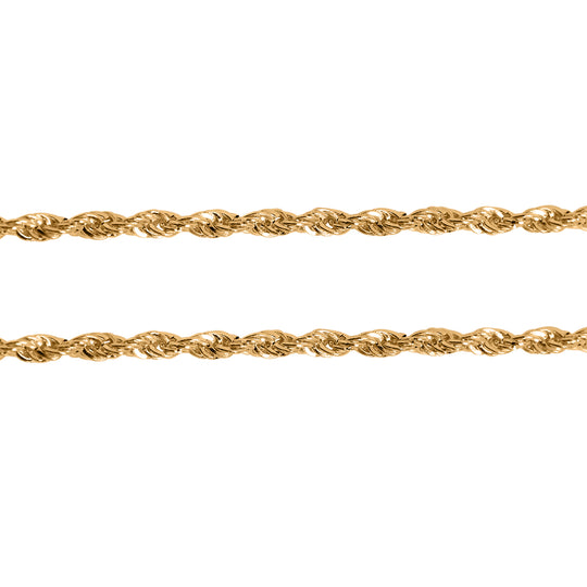 585 Gold Kordel Kette ca. 60 cm ca. 1,80g