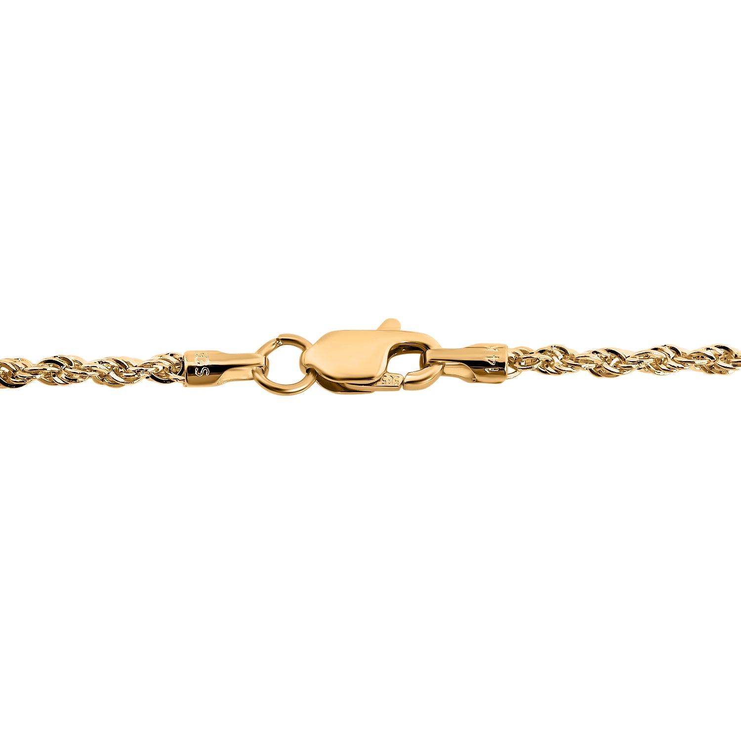 585 Gold Kordel Kette ca. 60 cm ca. 1,80g