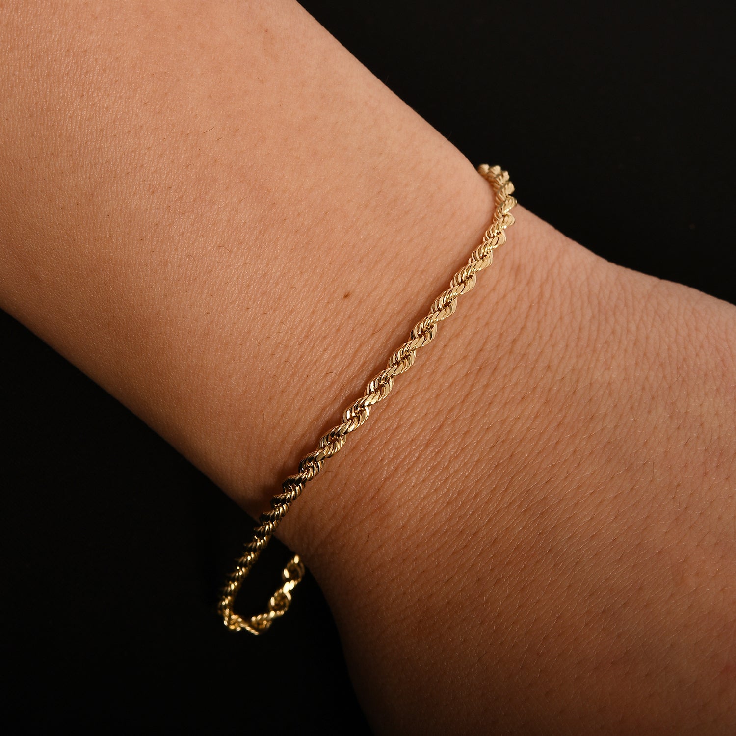 585 Gold Armband, ca. 19 cm, ca. 2,50g