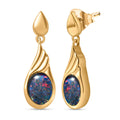 Boulder Opal Triplett Ohrringe - 1,87 ct.
