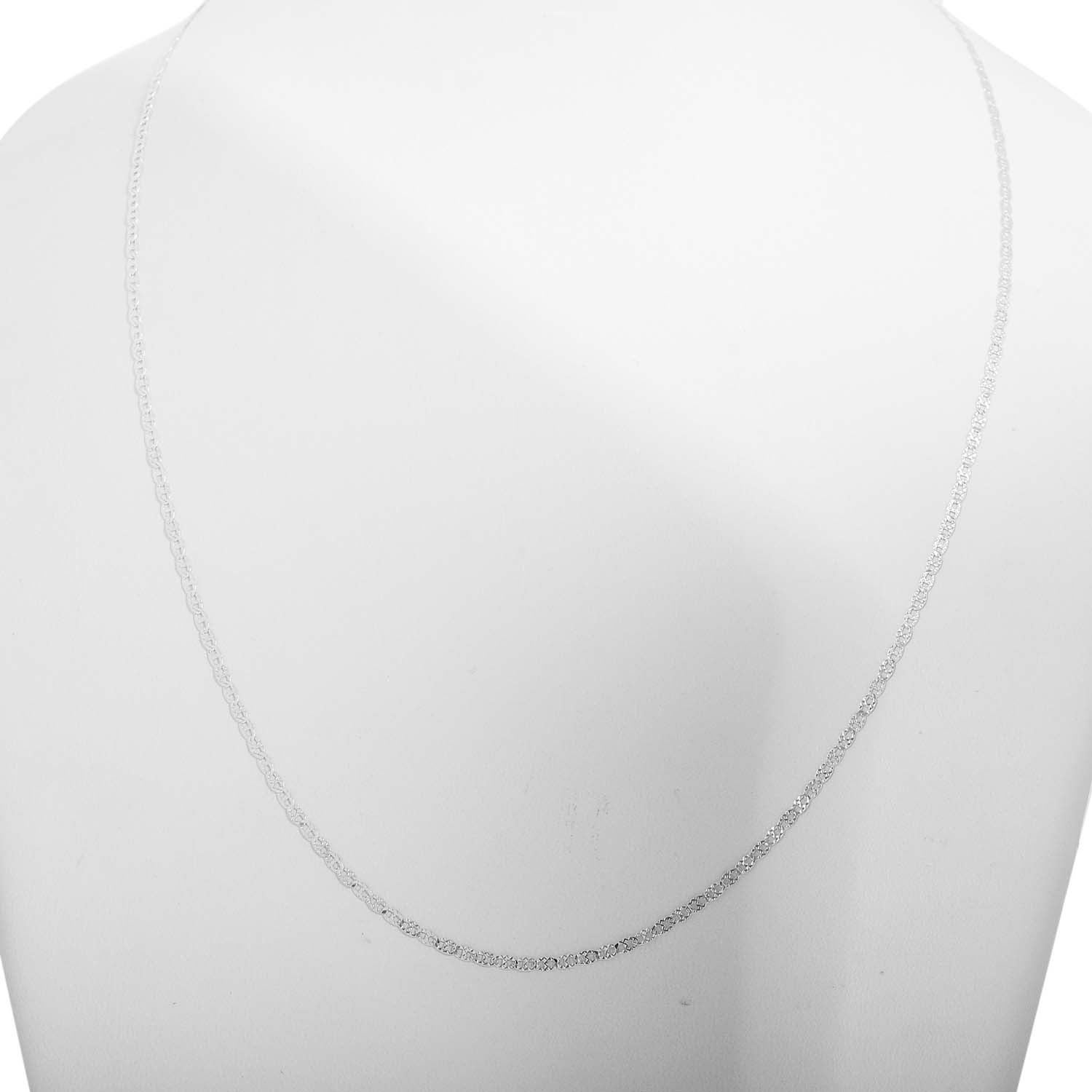 925 Silber Kette, ca. 60 cm, ca. 2,60g
