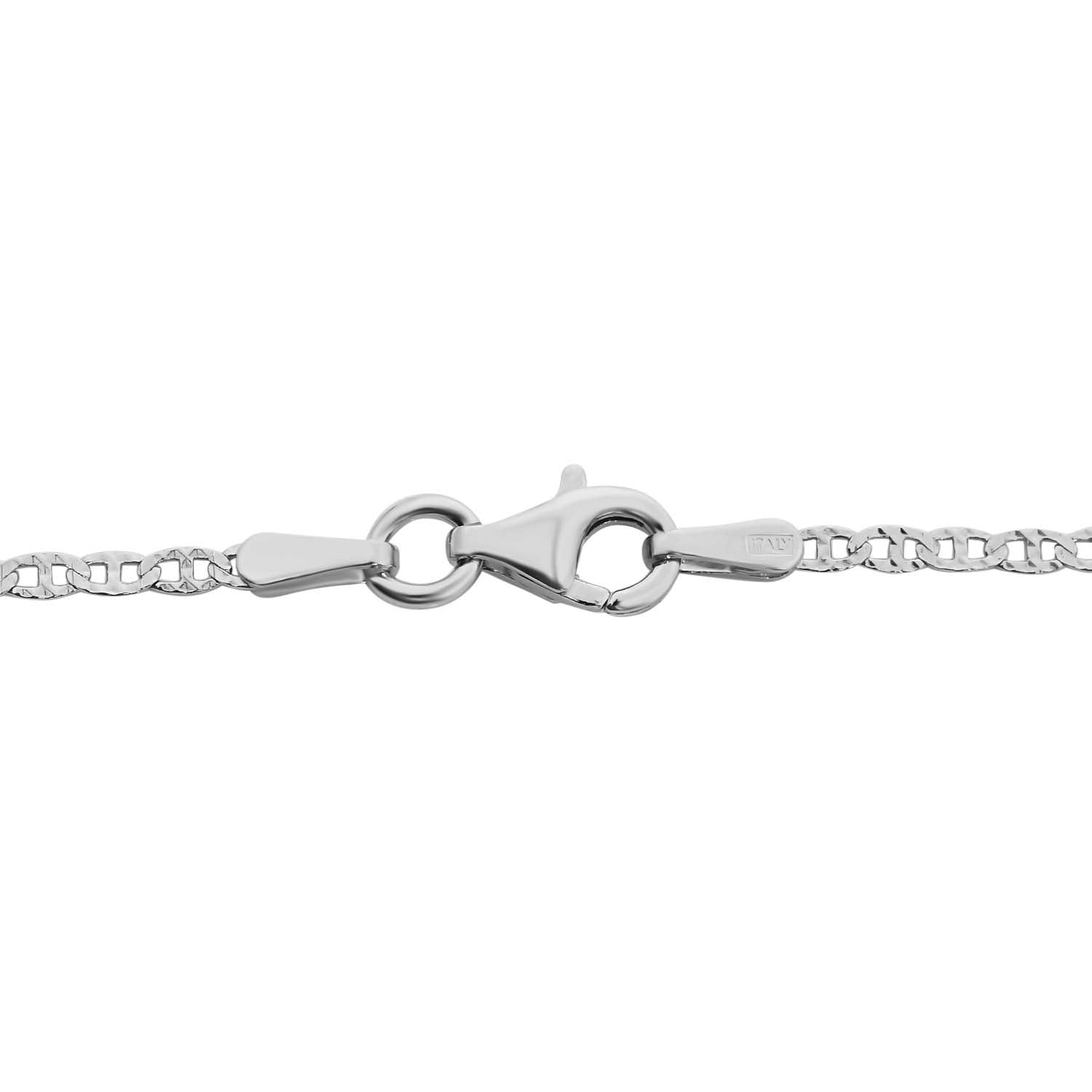 925 Silber Kette, ca. 60 cm, ca. 2,60g