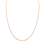 925 Silber rosévergoldetKette ca. 60 cm ca. 2,50g