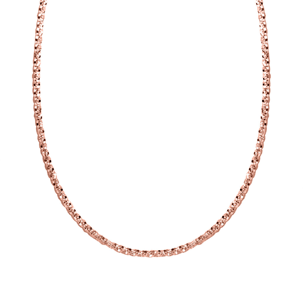 925 Silber rosévergoldetKette ca. 60 cm ca. 3,70g