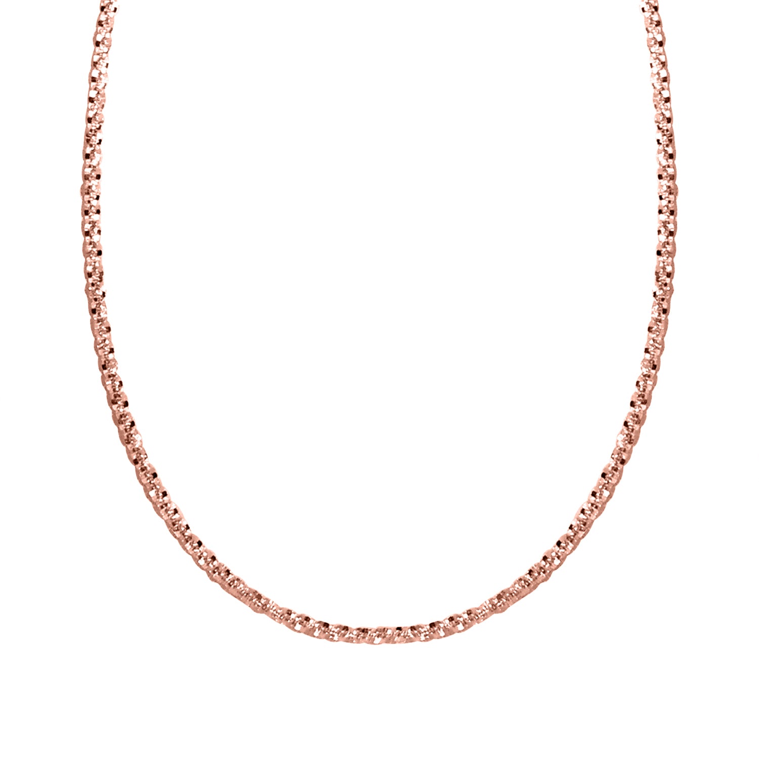925 Silber rosévergoldetKette ca. 60 cm ca. 3,70g