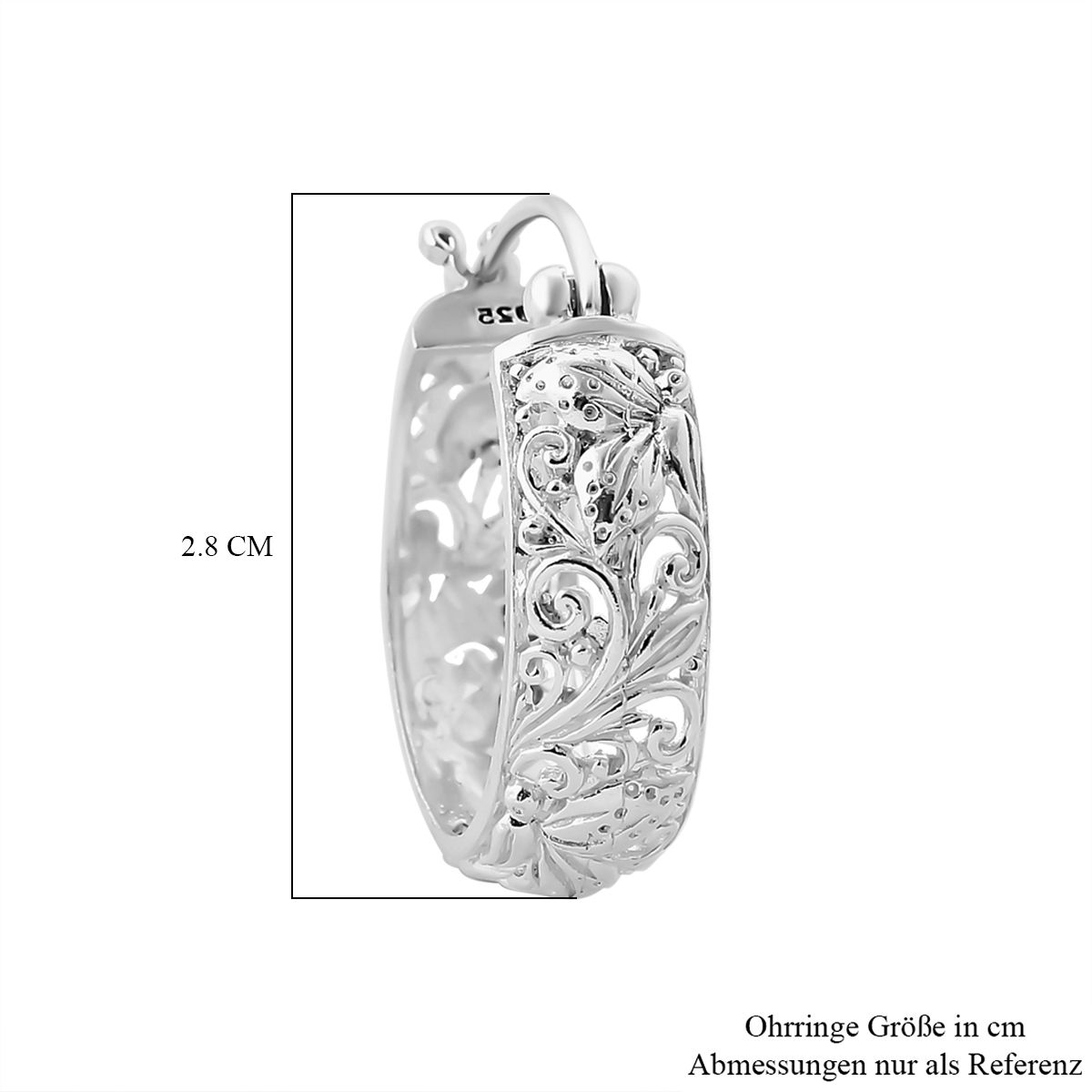 925 Silber Ohrringe 6,75g