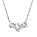 Moissanit Halskette, 45 cm - 2,12 ct.
